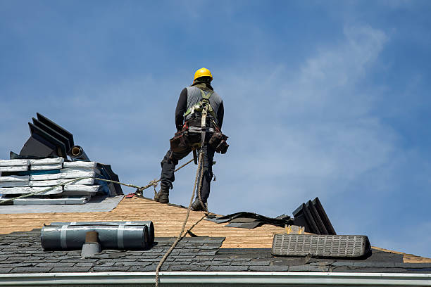 Professional Roofing technician working in North Lakewood, WA